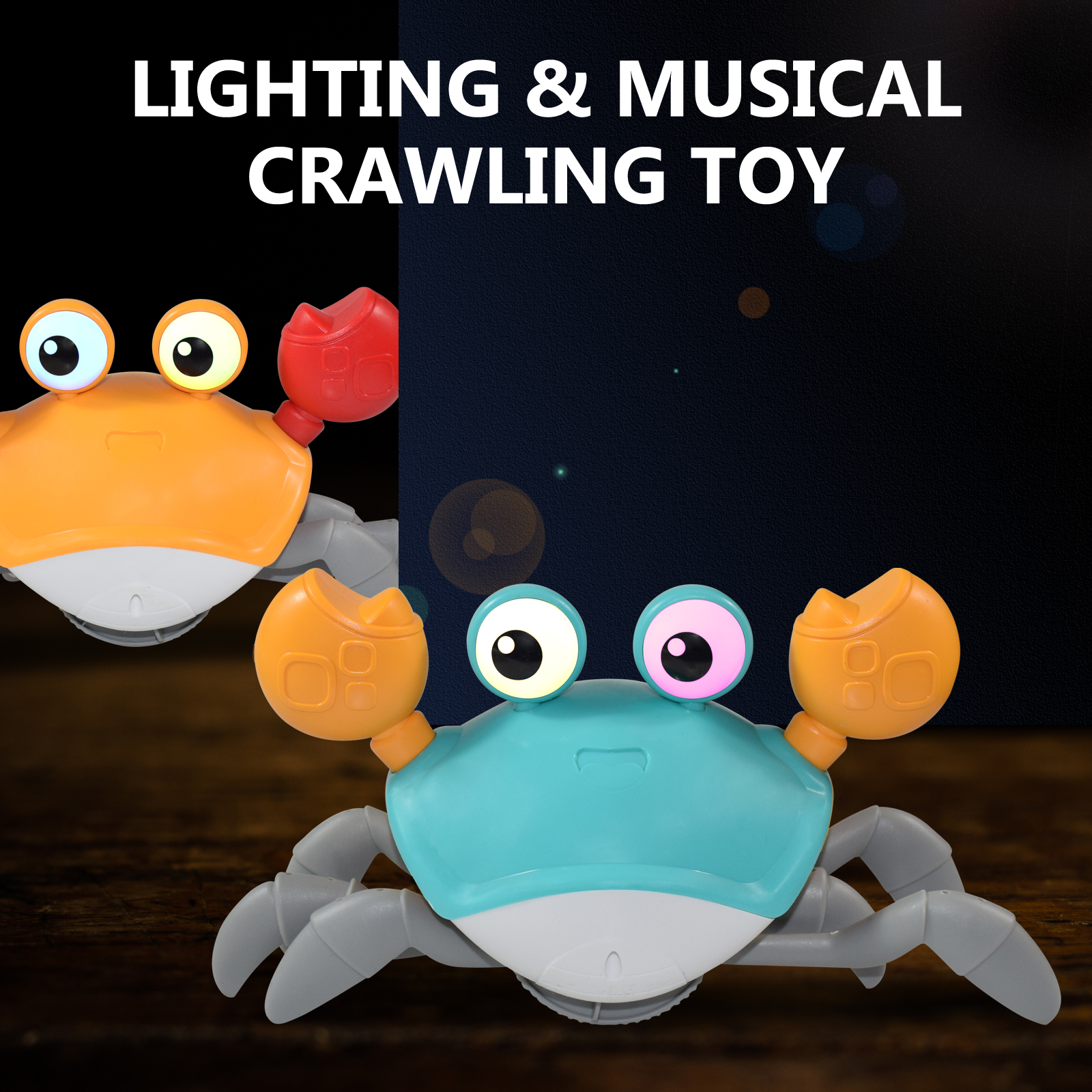 Kids Induction Escape Crab Octopus Crawling Toy Baby Electronic Pets Musical Toys Educational Toddler Moving Toy